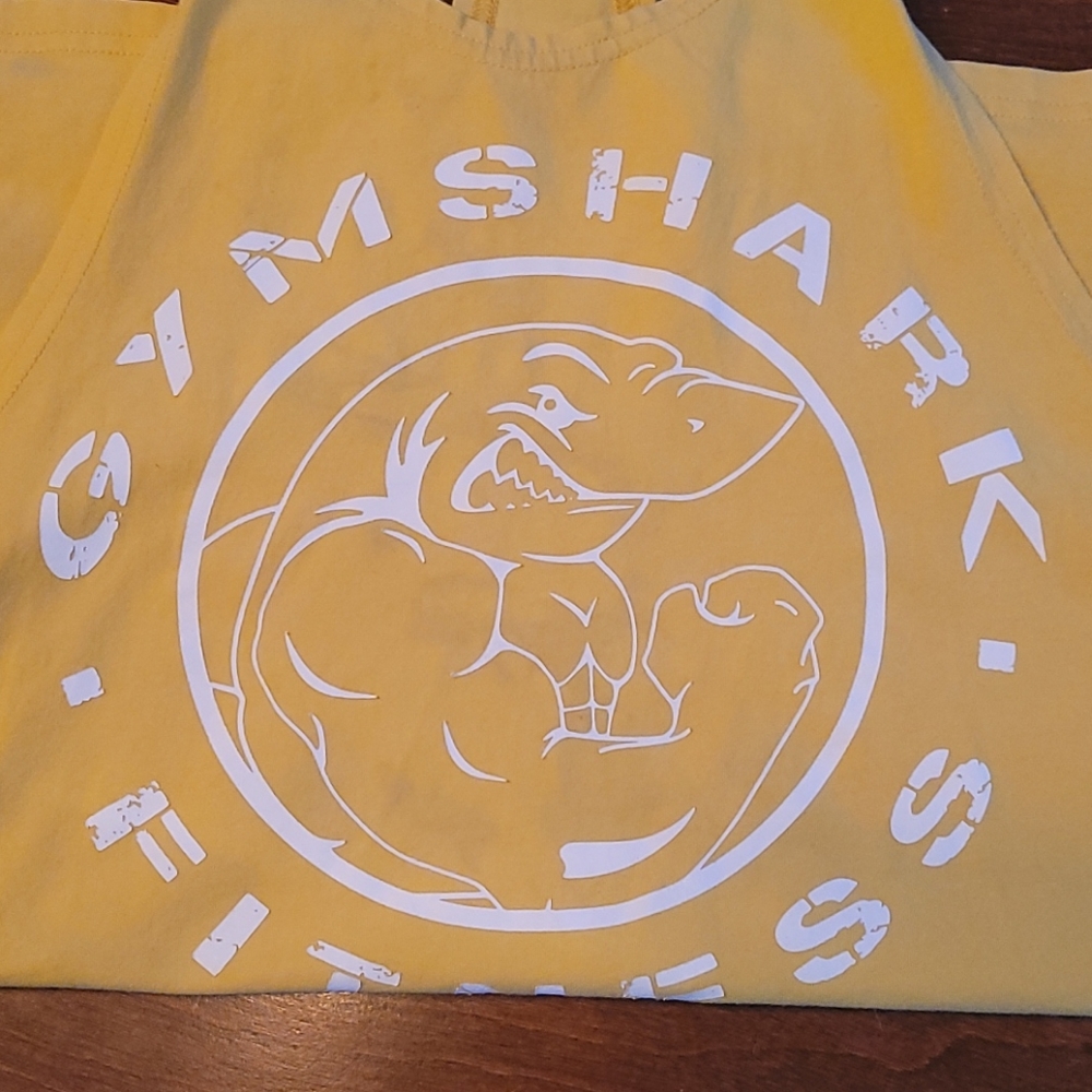 Mens size M Gymshark tank yellow